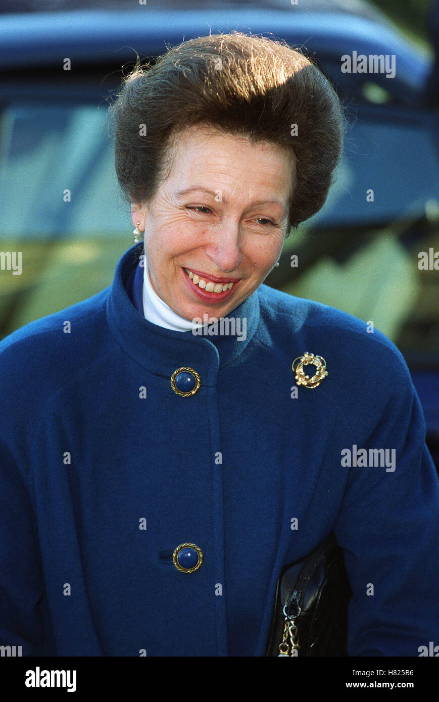 La PRINCESSE ANNE 18 Janvier 2000 Banque D'Images