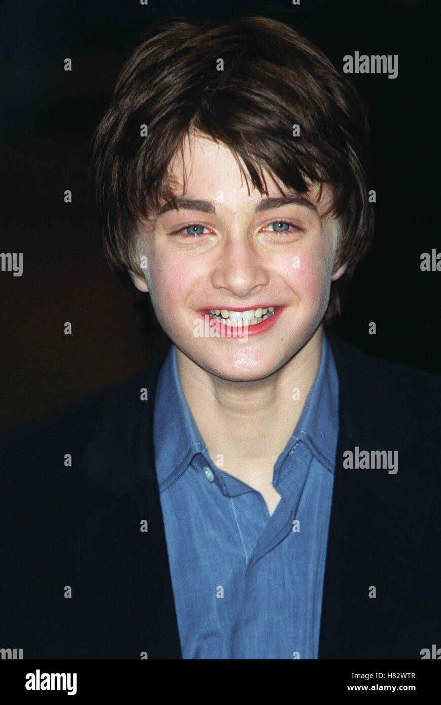 DANIEL RADCLIFFE PREMIÈRE MONDIALE DE 'HARRY POTTER' Leicester Square Londres Angleterre 04 Novembre 2001 Banque D'Images