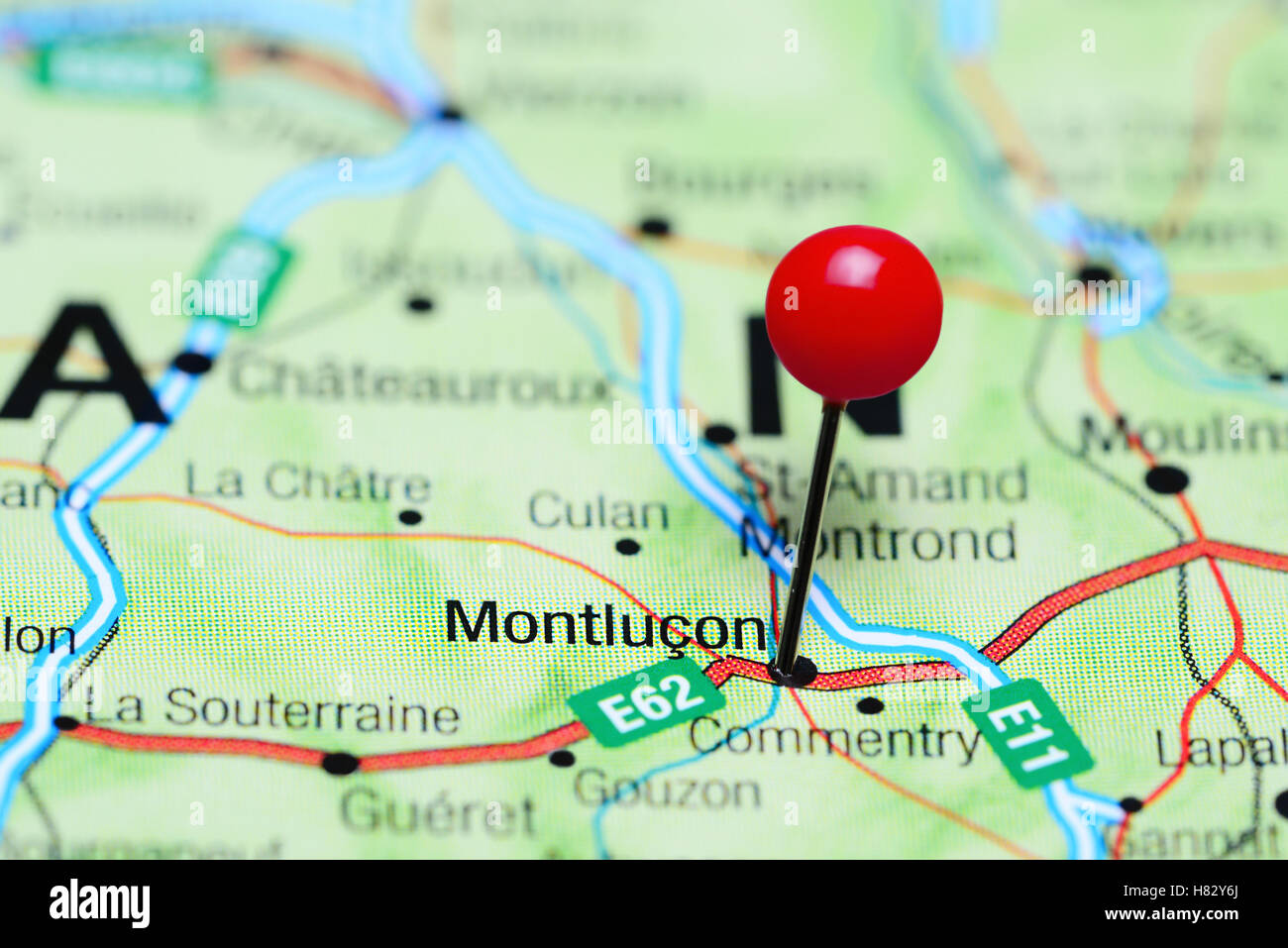 Montlucon Sur Carte De France