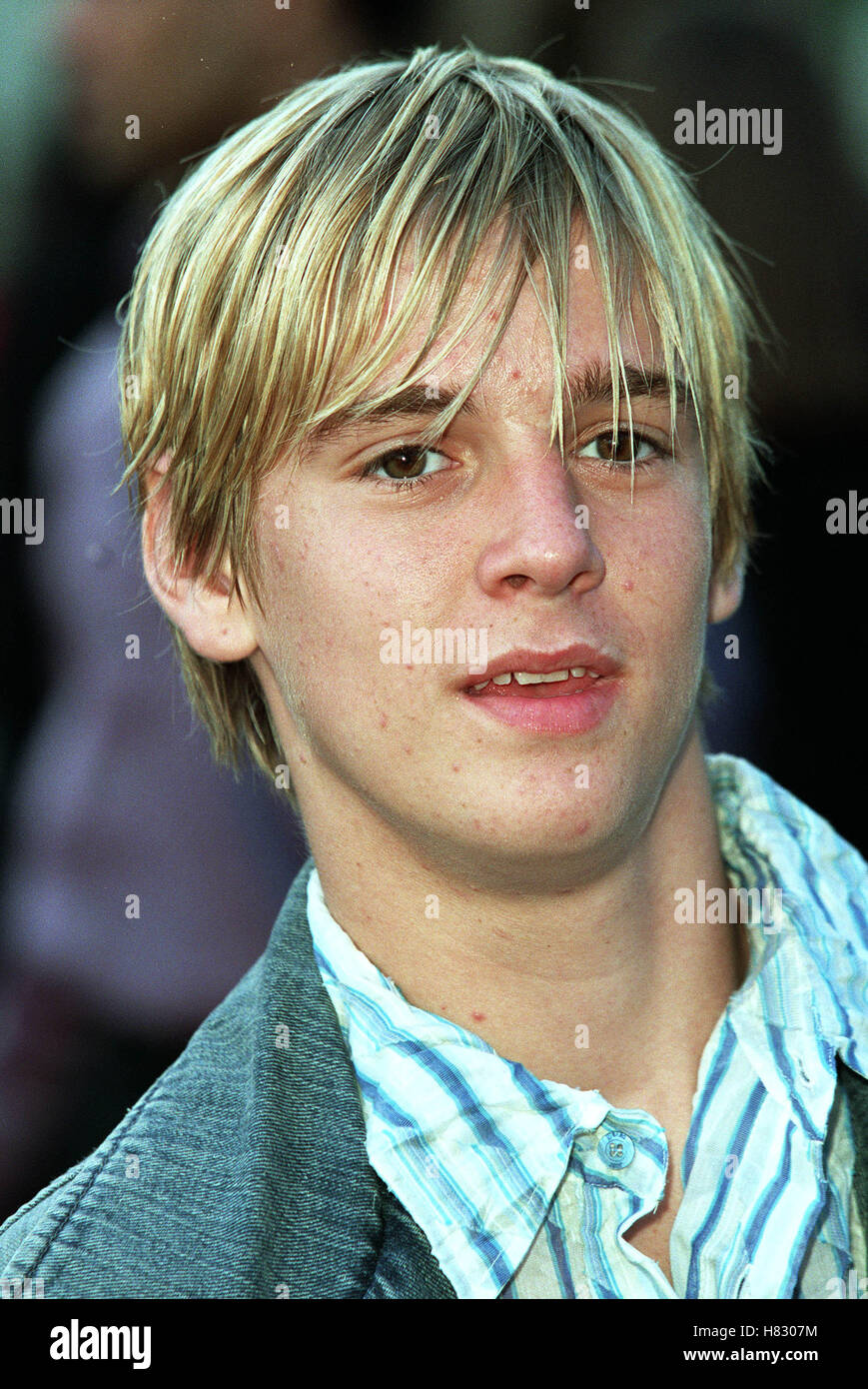 AARON CARTER 'JIMMY NEUTRON' FILM PREMIERE LOS ANGELES USA 09 décembre 2001 Banque D'Images