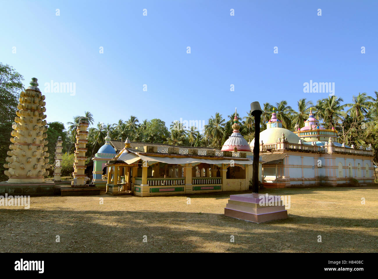 Shiva temple à Velneshwara, Maharashtra Banque D'Images