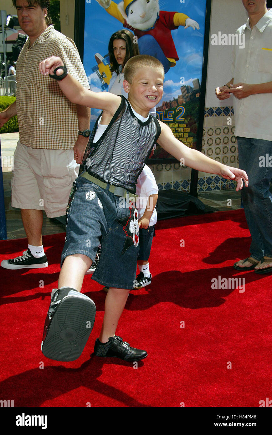 JONATHAN LIPNICKI Stuart Little 2 PREMIERE FILM WESTWOOD LOS ANGELES USA 14 Juillet 2002 Banque D'Images