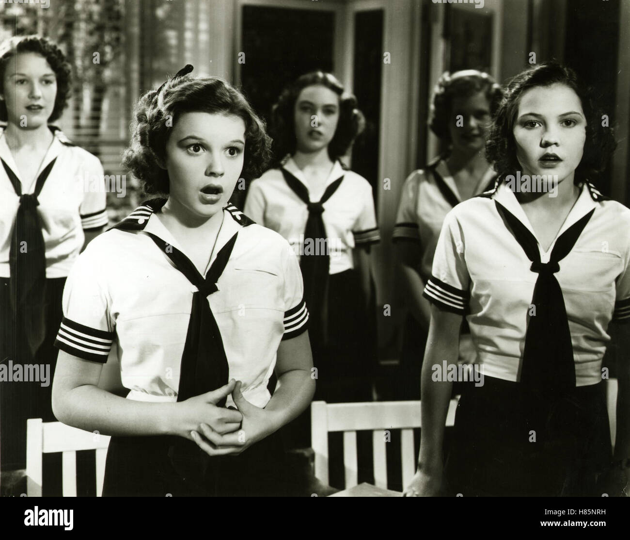 Vorhang auf für Judy, (tout le monde chante) USA 1938, Regie : Edwin Marin, Judy Garland li. Banque D'Images