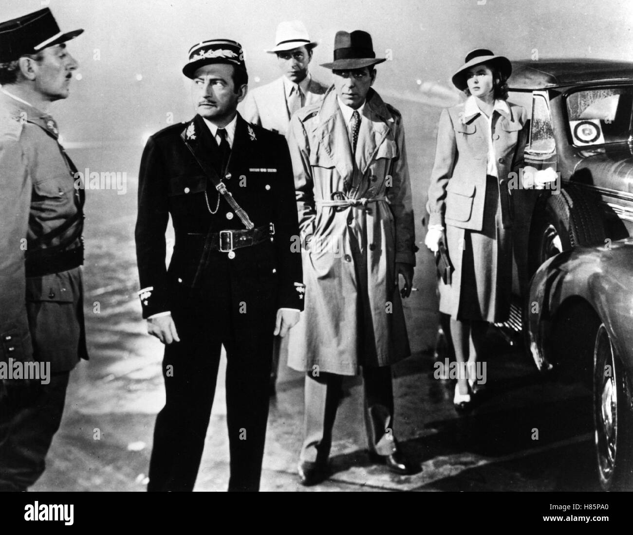 (Casablanca, Casablanca) USA 1942, Regie : Michael Curtiz, CLAUDE RAINS, Humphrey Bogart, Ingrid Bergman, Ausdruck : Polizist Banque D'Images