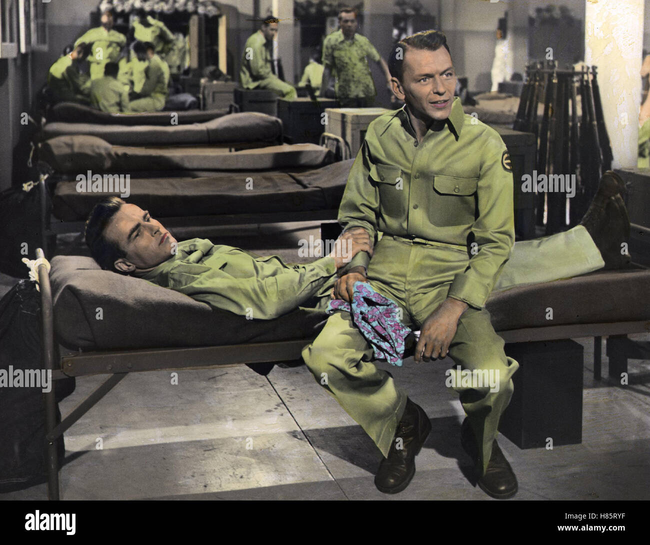 Sang en alle Ewigkeit, (D'ici à l'éternité) USA 1953, Regie : Fred Zinnemann, Montgomery CLIFT, Frank Sinatra, Ausdruck : uniforme, Militär, Soldat Banque D'Images