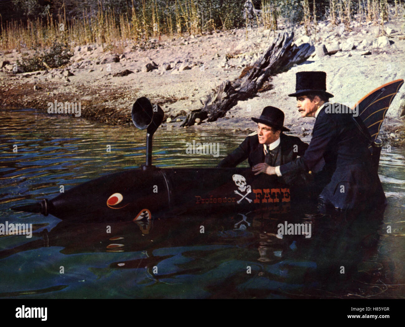 Das große) rund um die Welt, (LA GRANDE COURSE) USA 1964, Regie : Blake Edwards, PETER FALK, Jack Lemmon, Ausdruck : Boot, Torpille, U-Boot, Rakete Banque D'Images