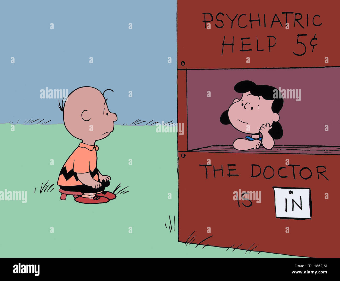 Ein Junge namens Charlie Brown, (un garçon nommé CHARLIE BROWN) USA 1969, Regie : Bill Melendez, Ausdruck : Arachides Banque D'Images