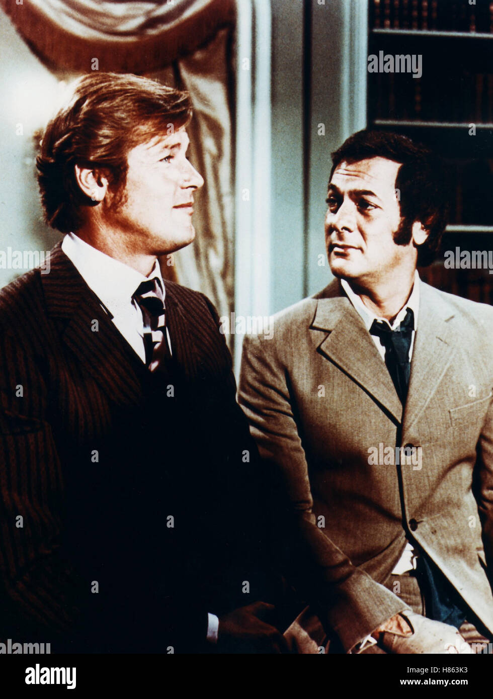 Die Zwei, (THE PERSUADERS) GO 1971/72, Roger Moore, Tony Curtis Banque D'Images