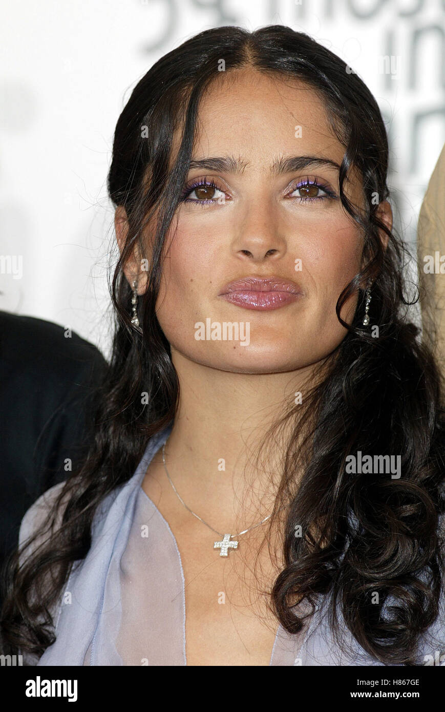 SALMA HAYEK FRIDA PHOTOCALL FEST FESTIVAL DU FILM DE VENISE Venise Venise ITALIE 29 Août 2002 Banque D'Images