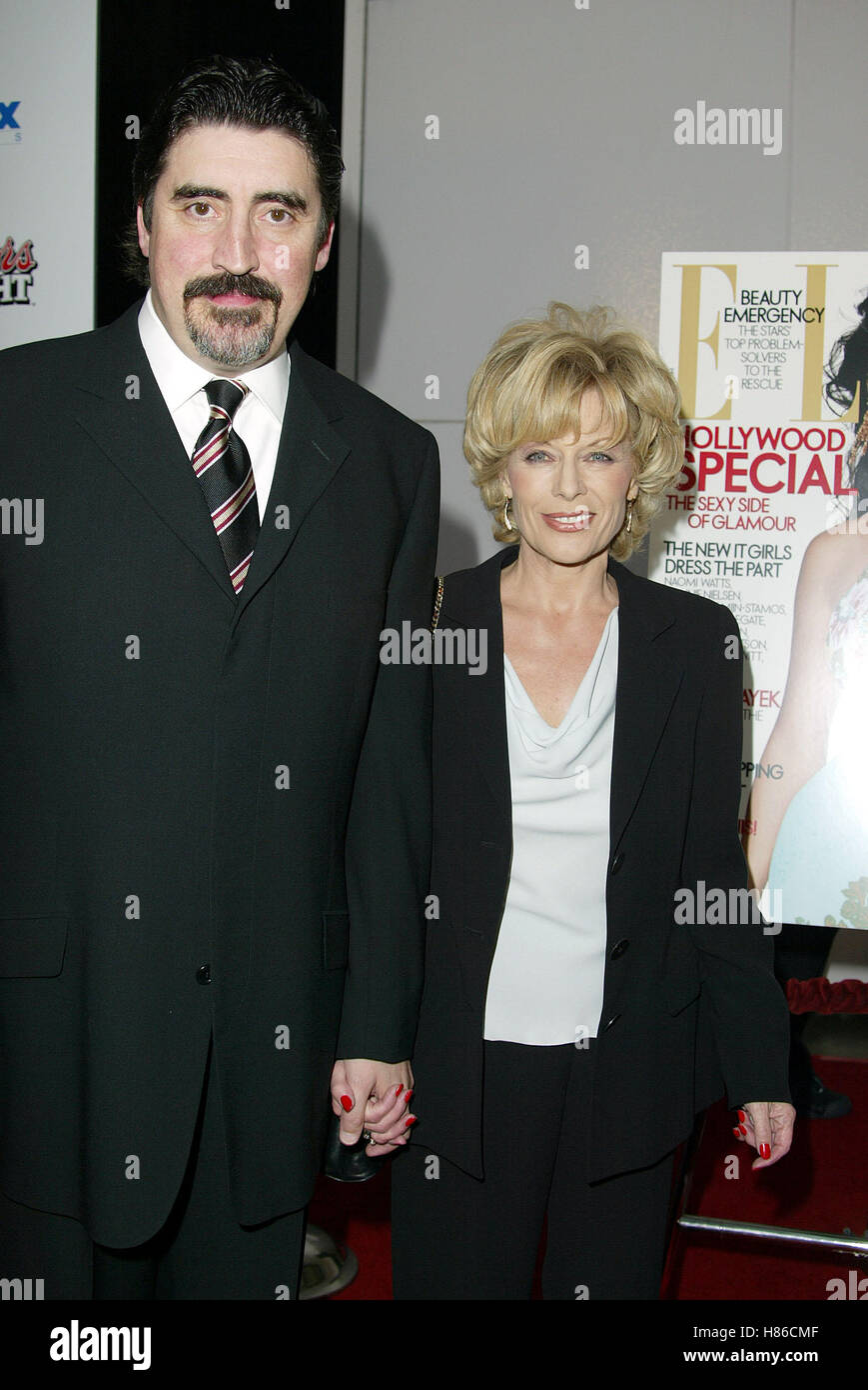 ALFRED MOLINA & JILL GASCOINE FRIDA FILM PREMIERE LA COUNTY MUSEUM OF ART LOS ANGELES USA 14 Octobre 2002 Banque D'Images