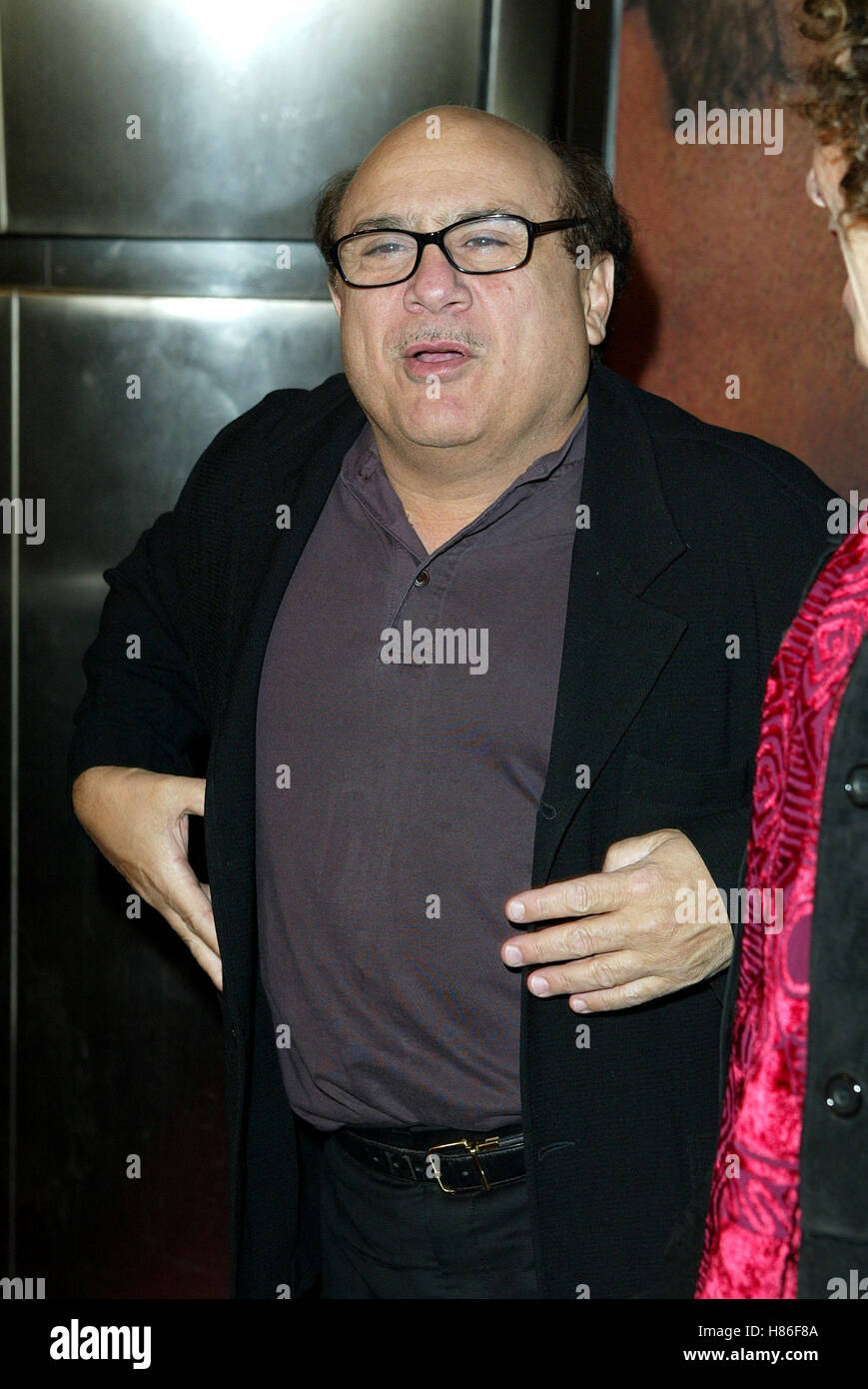 DANNY DEVITO FILM SOLARIS LA PREMIERE LA HOLLYWOOD USA 19 novembre 2002 Banque D'Images