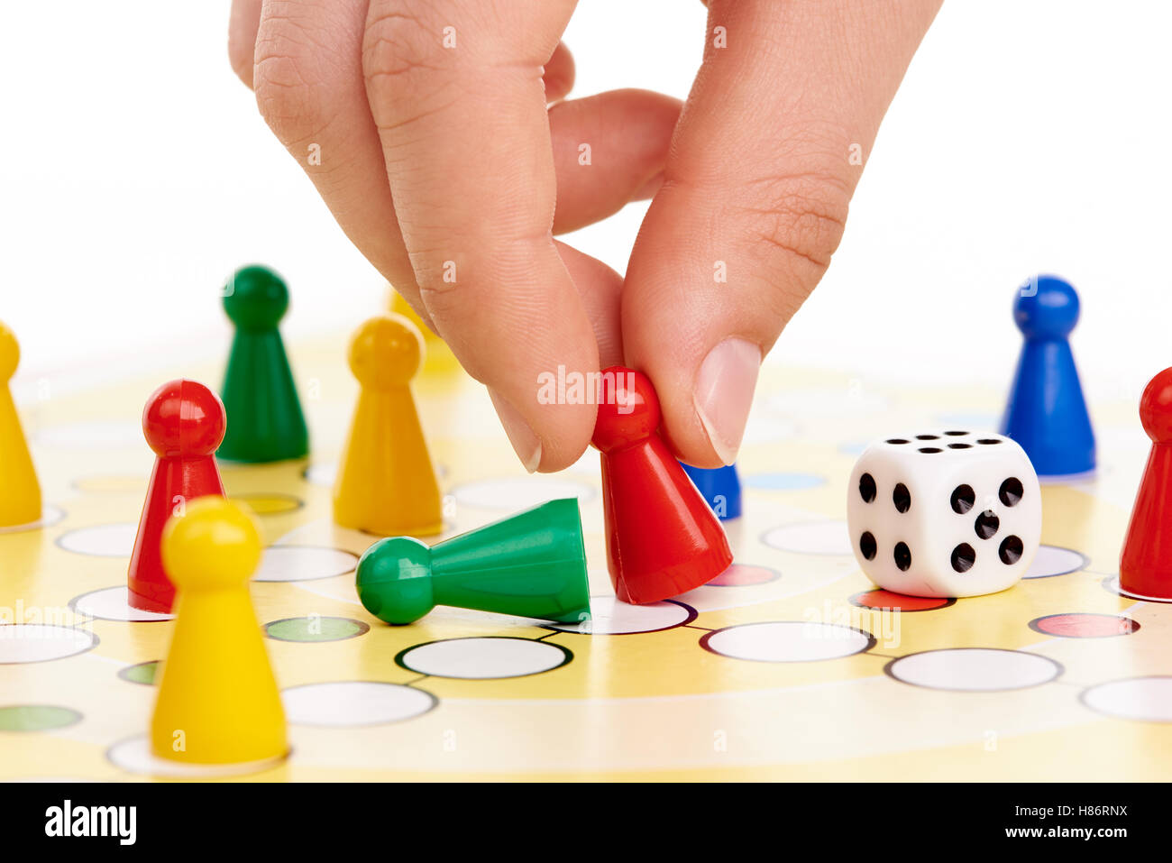 Plateau de jeu ludo Banque de photographies et d’images à haute résolution Alamy