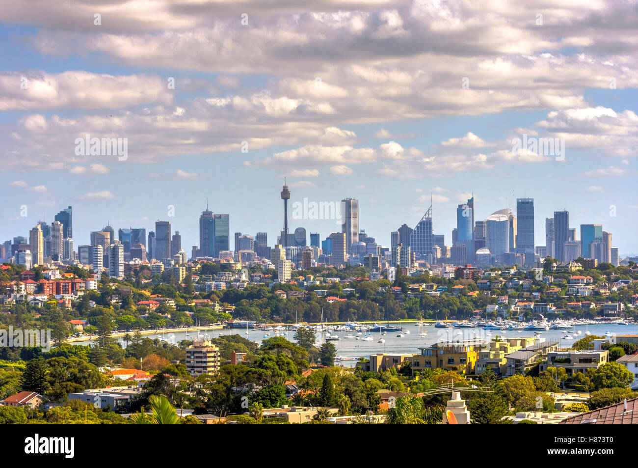 Sydney skyline at daytime, Australie Banque D'Images
