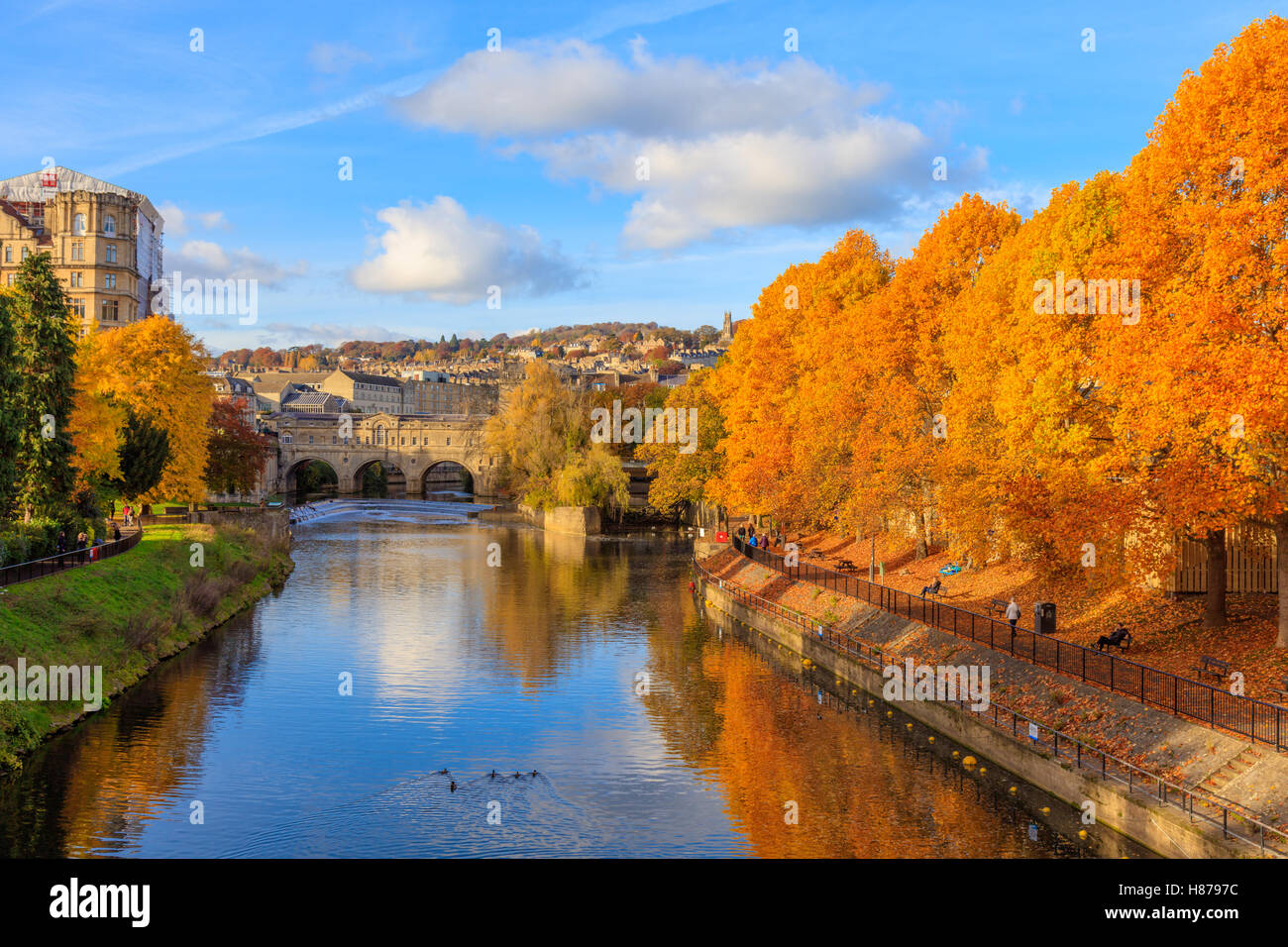 L'automne à Bath, England Banque D'Images