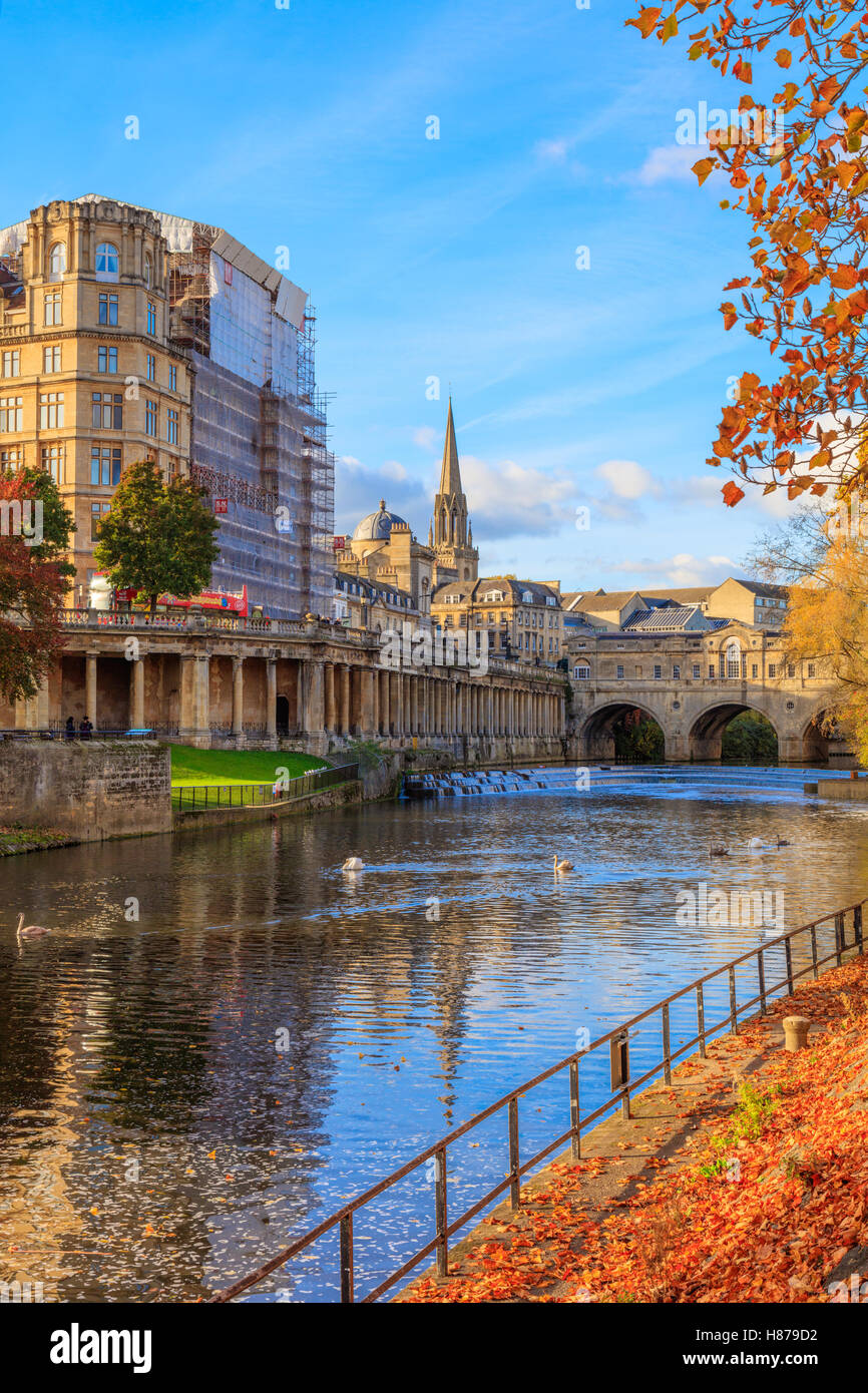 L'automne à Bath, England Banque D'Images