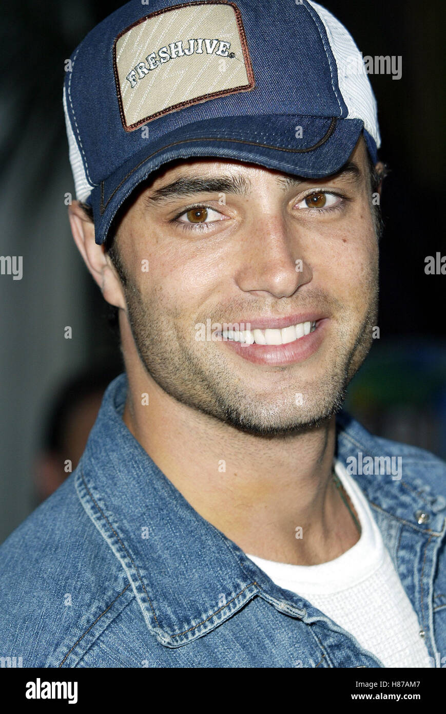 VICTOR WEBSTER BRUCE ALMIGHTY PREMIÈRE MONDIALE UNIVERSAL AMPHITHEATRE LOS ANGELES USA 14 mai 2003 Banque D'Images