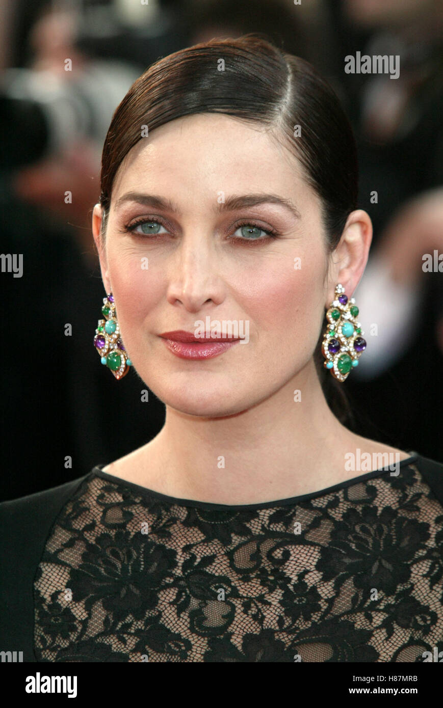 CARRIE-ANNE MOSS FESTIVAL DU FILM DE CANNES CANNES FRANCE 15 Mai 2003 Banque D'Images