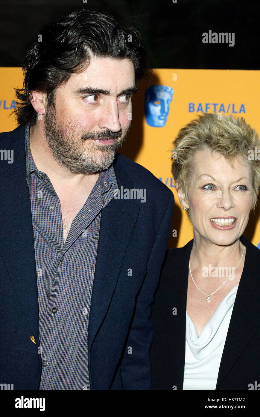 ALFRED MOLINA & JILL GASCOINE 9ÈME BAFTA/LA TEA PARTY HÔTEL PARK HYATT LOS ANGELES USA 18 janvier 2003 Banque D'Images