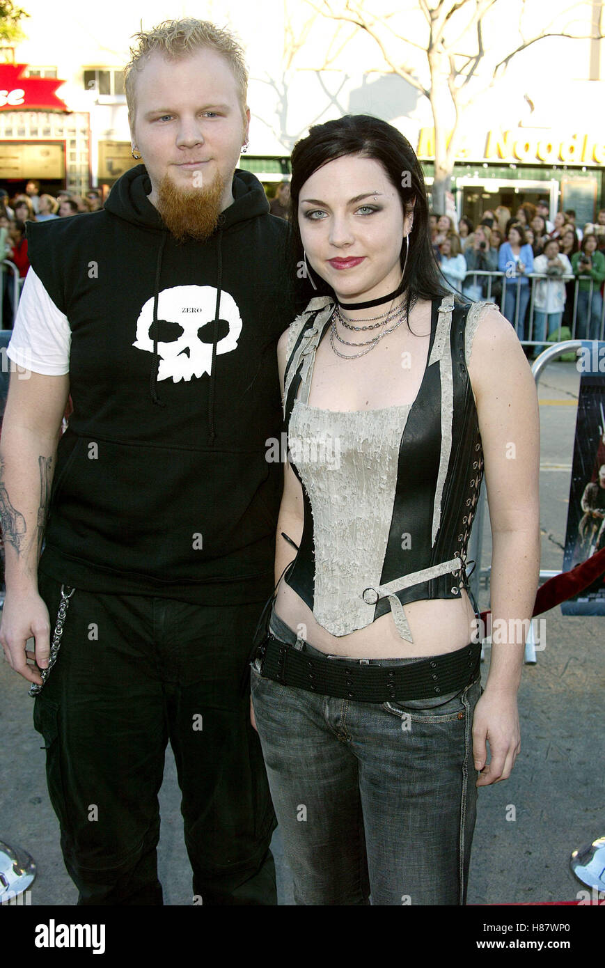 EVANESCENCE DAREDEVIL FILM PREMIERE WESTWOOD LOS ANGELES USA 09 Février 2003 Banque D'Images