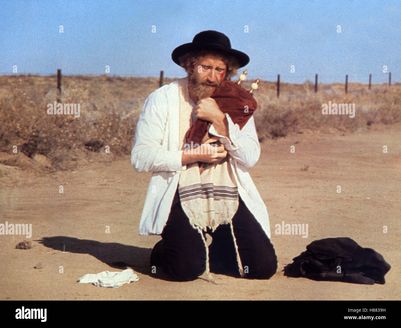 Le Rabbin Ein im Wilden Westen / Frisco Kid, (LE FRISCO KID) USA 1979, Regie : Robert Aldrich, Gene Wilder, Ausdruck : Bart, Einsamkeit, Hut Banque D'Images