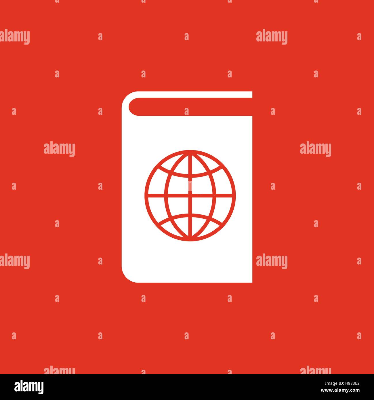 Atlas et icône globe. vector design. Géographie, symbole de l'Atlas. web. graphique. JPG. AI. app. logo. objet. Télévision. image. signe. eps. Illustration de Vecteur