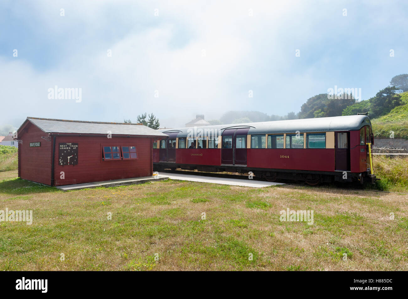 Aurigny Alderney sur fer Banque D'Images