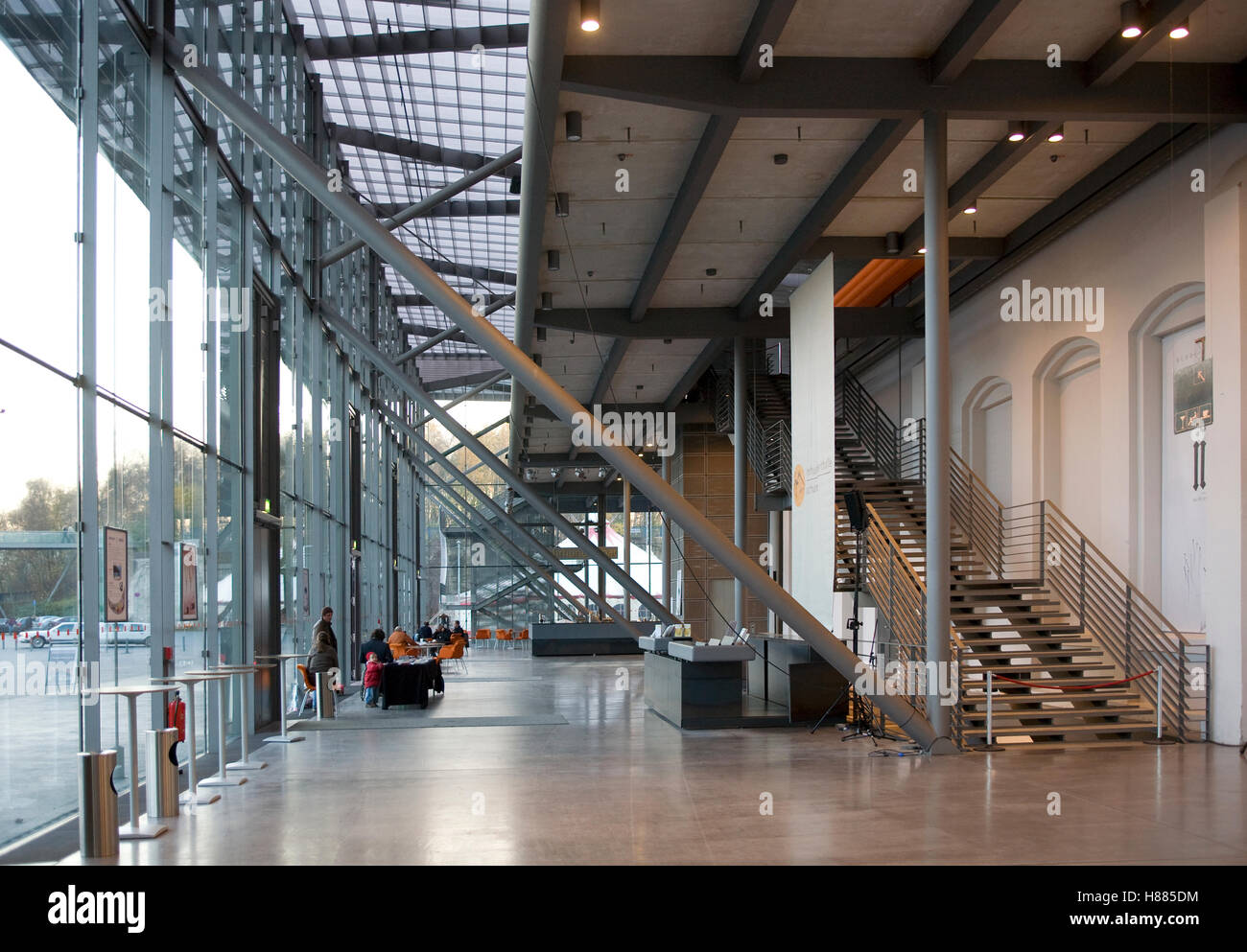 L'Allemagne, la région de la Ruhr, Bochum, le Century Hall, le siècle hall est le lieu de la Ruhrtriennale. Banque D'Images