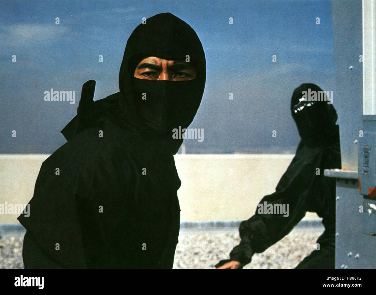 Retour sur l'der Ninja, (la vengeance du Ninja) USA 1983, Regie : Sam Firstenberg, SHO KOSUGI, Ausdruck : Maske, Vermummung Banque D'Images