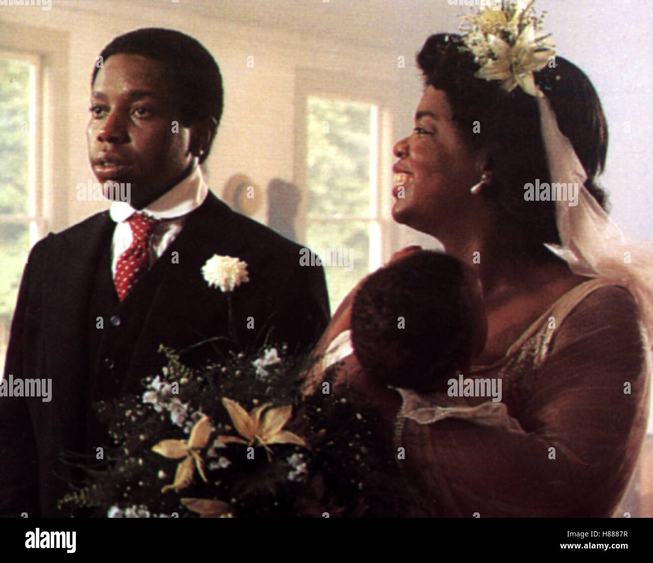 Die Farbe Lila, (la couleur pourpre) USA 1985, Regie : Steven Spielberg, WILLARD PUGH, Oprah Winfrey, Ausdruck : Heirat, Hochzeit Banque D'Images