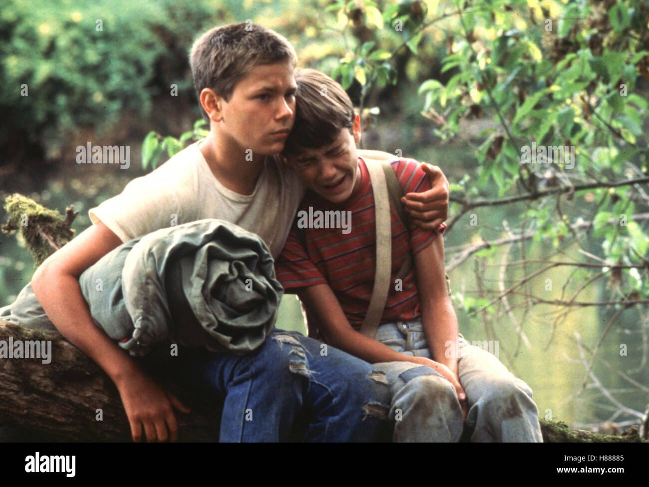 Stand by me - Das Geheimnis eines Sommers, (STAND BY ME), USA 1986, Regie : Rob Reiner, WIL WHEATON RIVER PHOENIX  + Banque D'Images