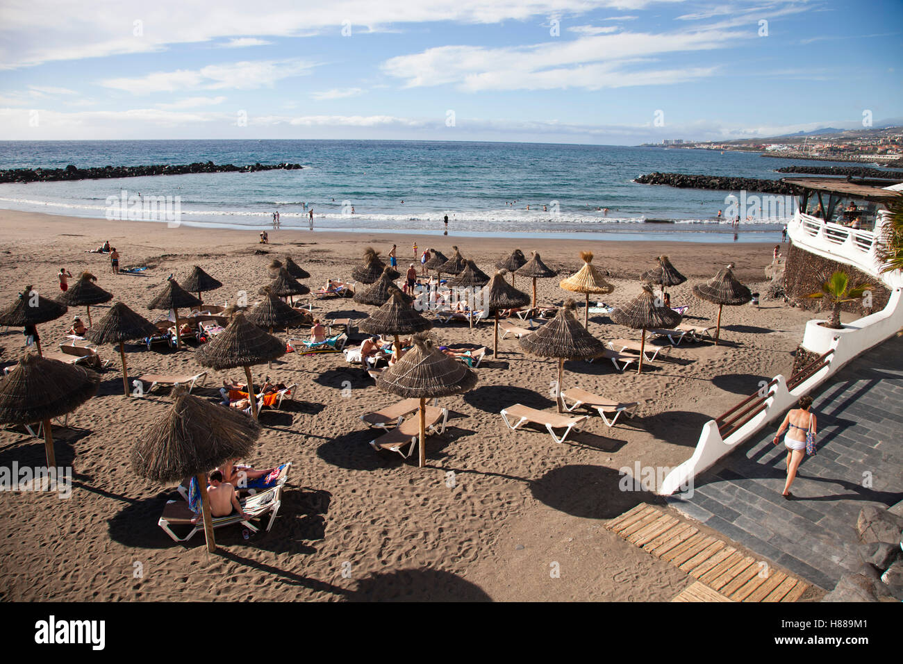 Playa de las Americas, Tenerife island, archipel des Canaries, l'Espagne, l'Europe Banque D'Images