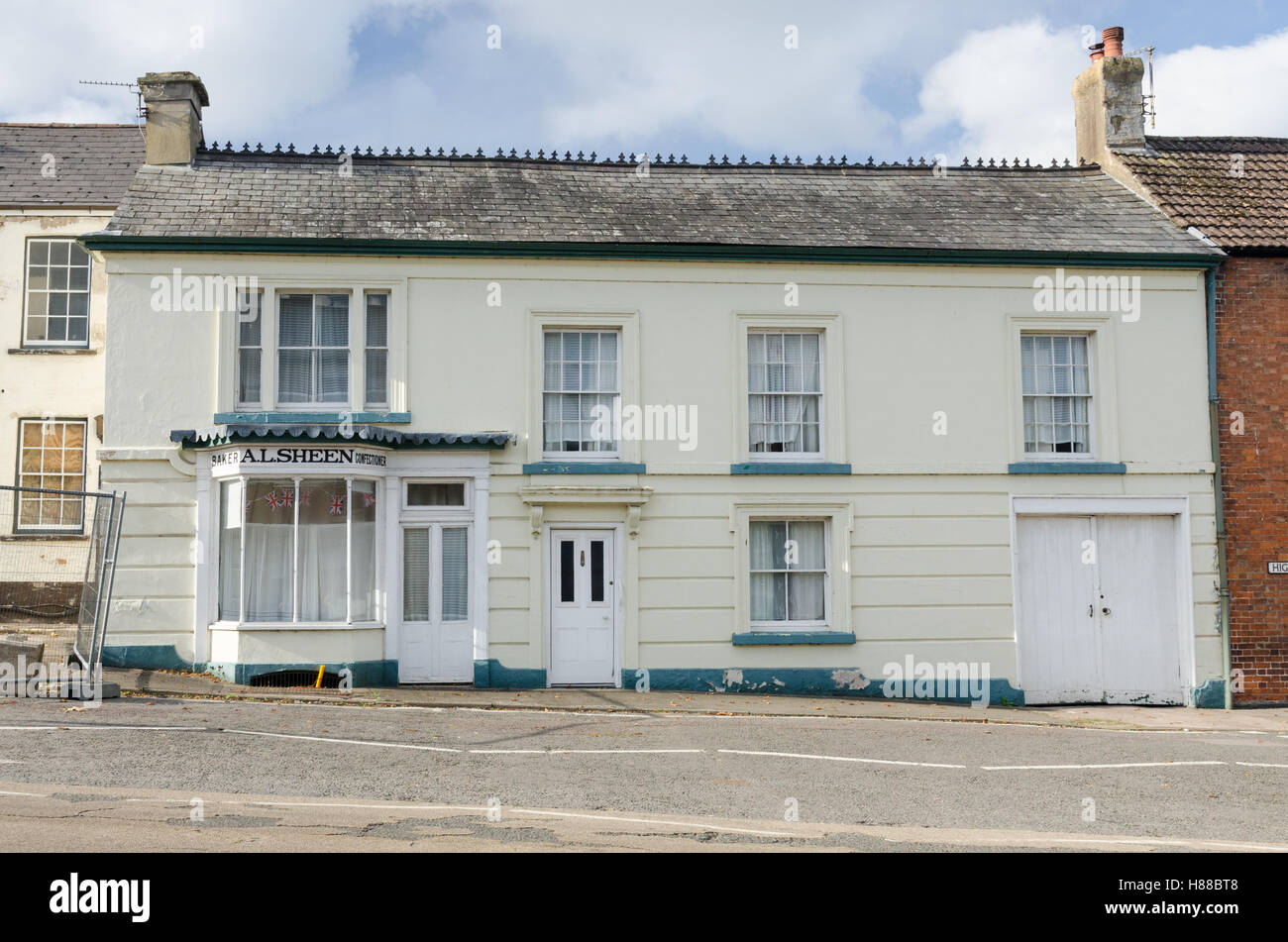 Ancienne boulangerie dans le Gloucestershire ville de Newnham sur Severn qui est maintenant une maison Banque D'Images