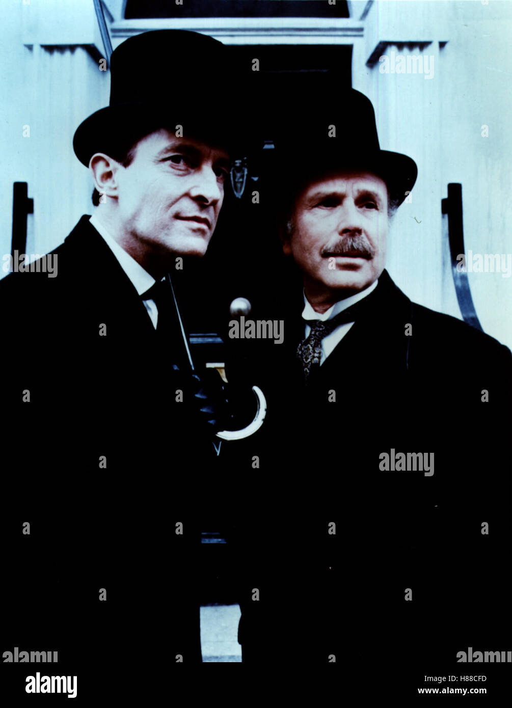 Sherlock Holmes : Das Zeichen der Vier, (LE SIGNE DES QUATRE), GB 1989, Regie : Peter Hammond, JEREMY BRETT  + EDWARD HARDWICKE Banque D'Images