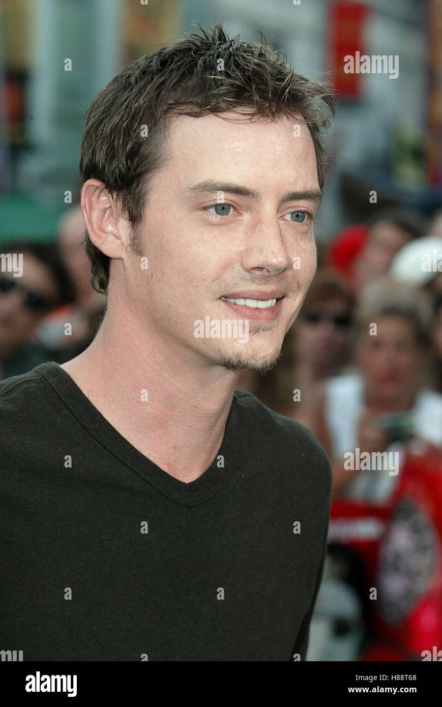 JASON LONDON LA BATAILLE DE SHAKER HEIGHTS UNIVERSAL CITYWALK LOS ANGELES USA 11 Août 2003 Banque D'Images