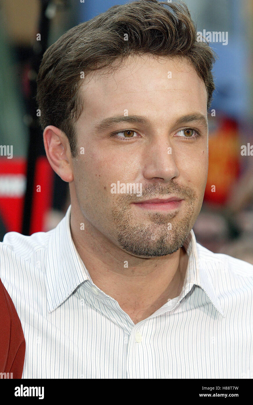BEN AFFLECK LA BATAILLE DE SHAKER HEIGHTS UNIVERSAL CITYWALK LOS ANGELES USA 11 Août 2003 Banque D'Images