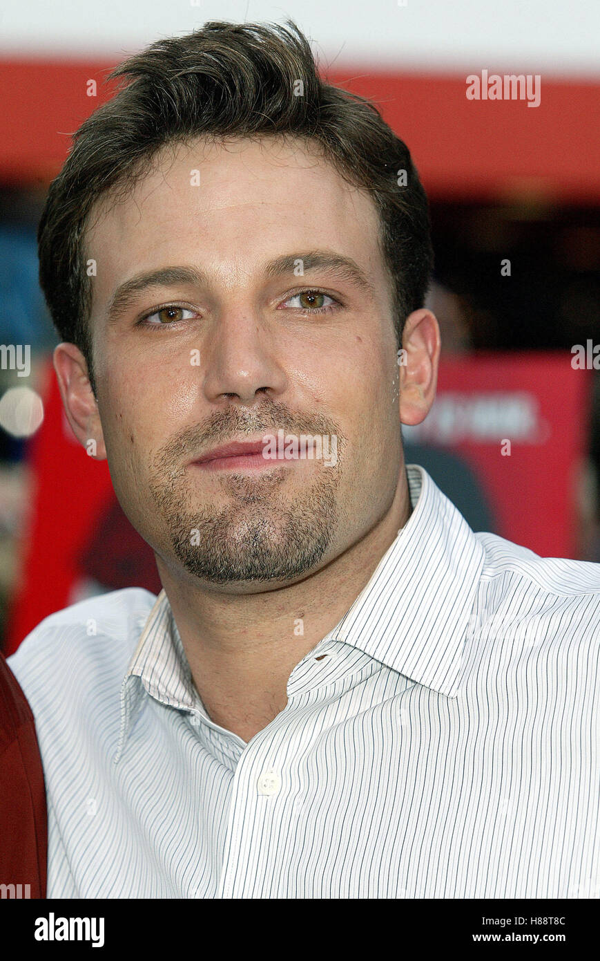BEN AFFLECK LA BATAILLE DE SHAKER HEIGHTS UNIVERSAL CITYWALK LOS ANGELES USA 11 Août 2003 Banque D'Images