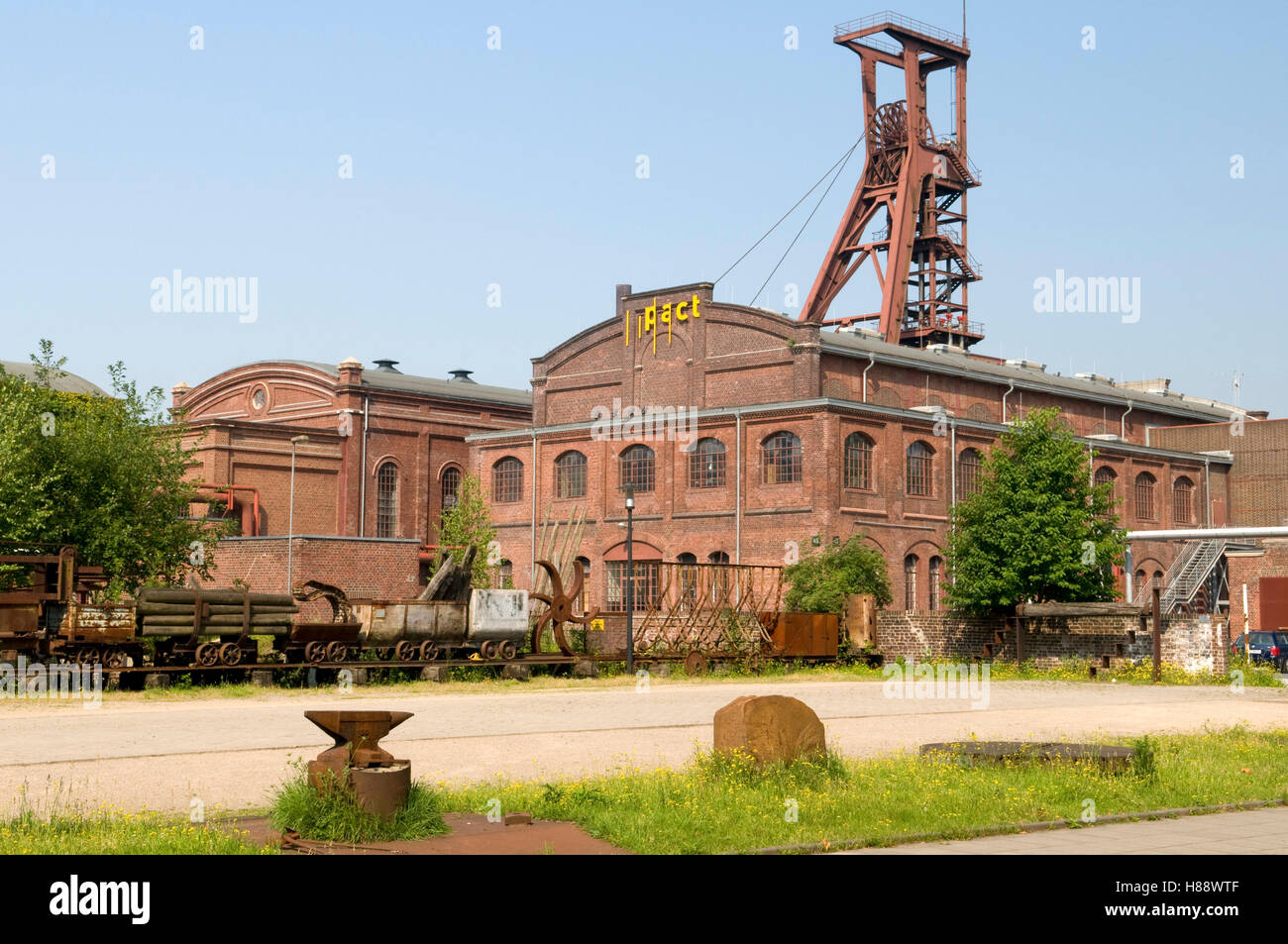 Centre PACT NRW, Performing Arts Centre Chorégraphique, à la mine Zeche Zollverein, site du patrimoine mondial de l'UNESCO, Essen Banque D'Images