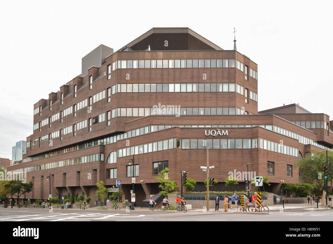 UQAM - Université du Québec à Montréal - Montréal, Canada Banque D'Images