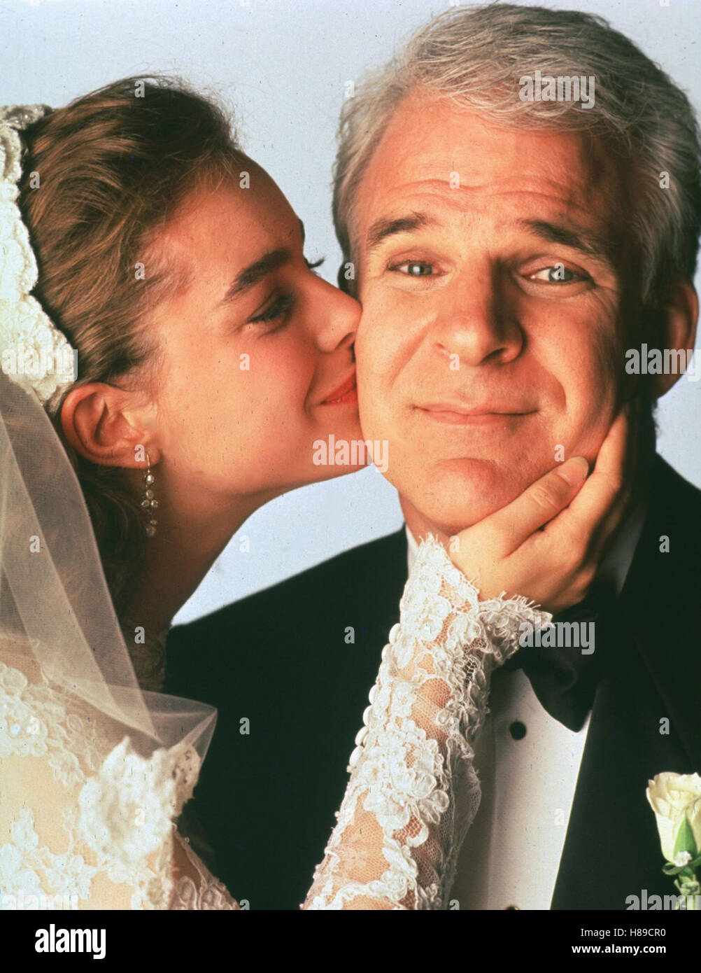 Der Vater der Braut, (LE PÈRE DE LA mariée), USA 1992, Regie : Charles Shyer, KIMBERLY WILLIAMS, Steve Martin, Ausdruck : Braut, Kuß Banque D'Images