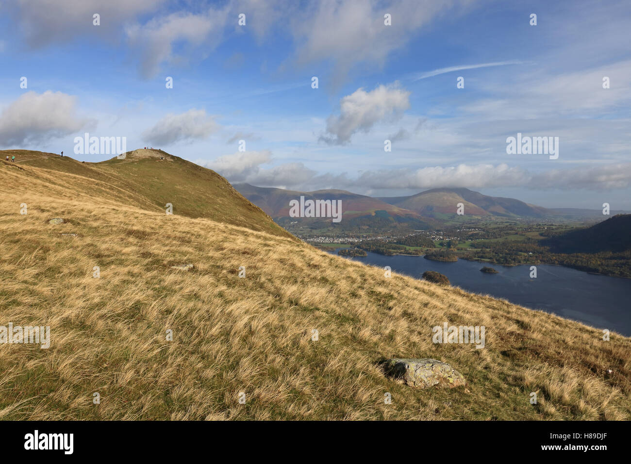 L'automne sur Cat Bells dans Cumbria England UK Banque D'Images