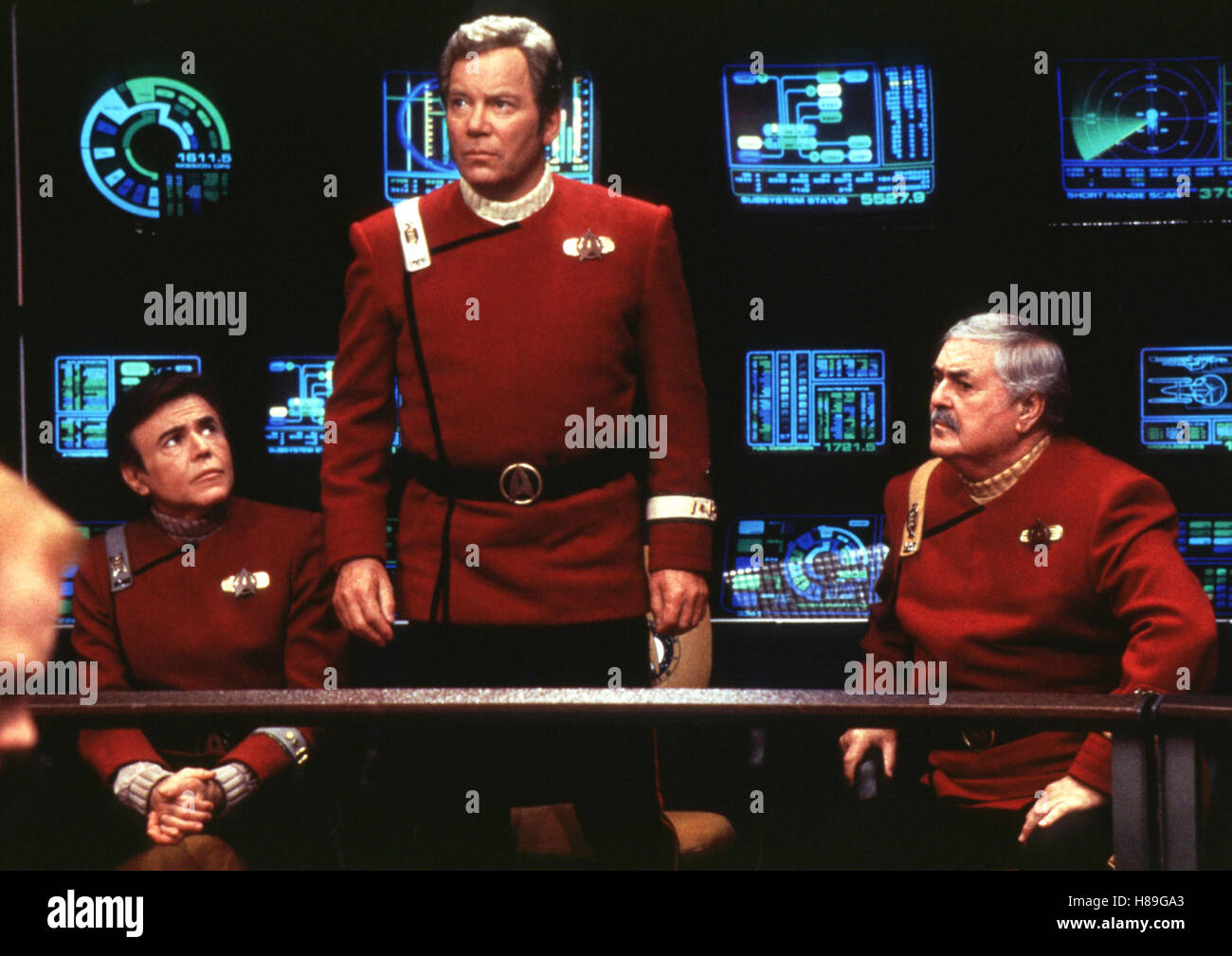 Star Trek - Treffen der Generationen, (STAR TREK : générations), USA 1994, Regie : David Carson, Walter Koenig, William SHATNER, James Doohan Banque D'Images