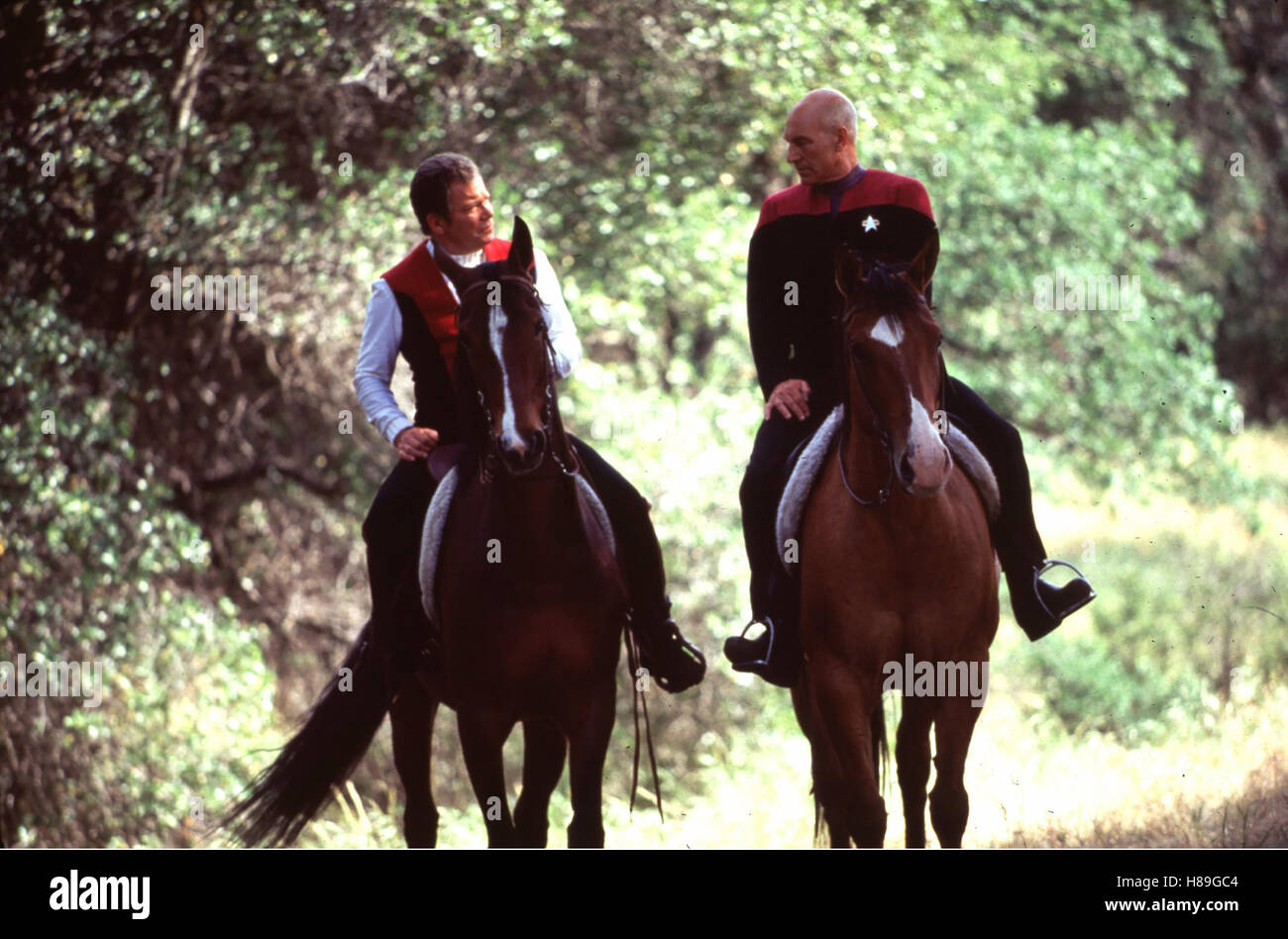 Star Trek - Treffen der Generationen, (STAR TREK : générations), USA 1994, Regie : David Carson, William SHATNER, PATRICK STEWART, Ausdruck : Pferde Banque D'Images