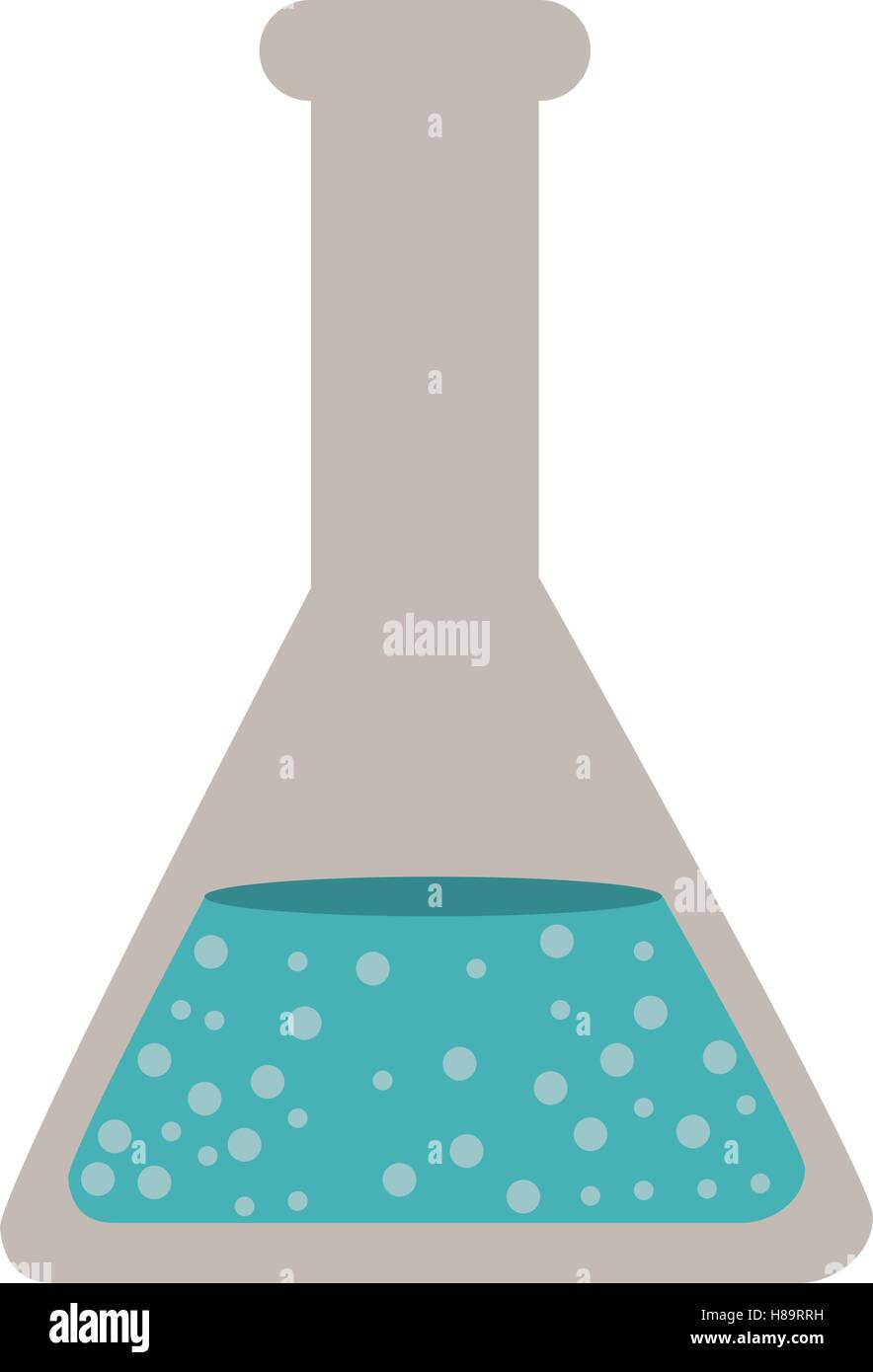 Bouteille flacon chimie icône sur fond blanc. design coloré. vector illustration Illustration de Vecteur