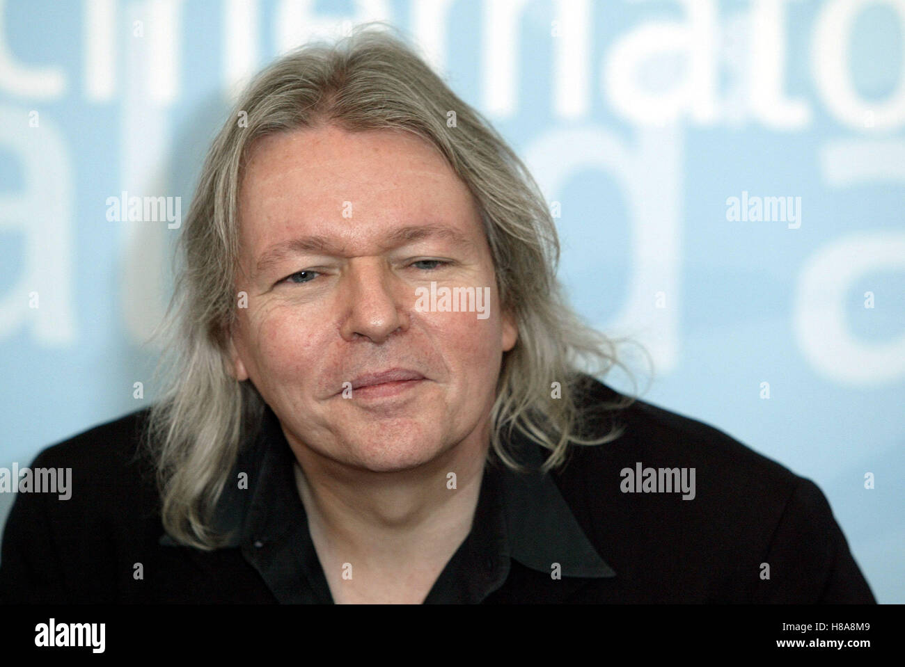 CHRISTOPHER HAMPTON IMAGINING ARGENTINA PHOTOCALL 60ème FESTIVAL DU FILM DE VENISE ITALIE 01 Septembre 2003 Banque D'Images