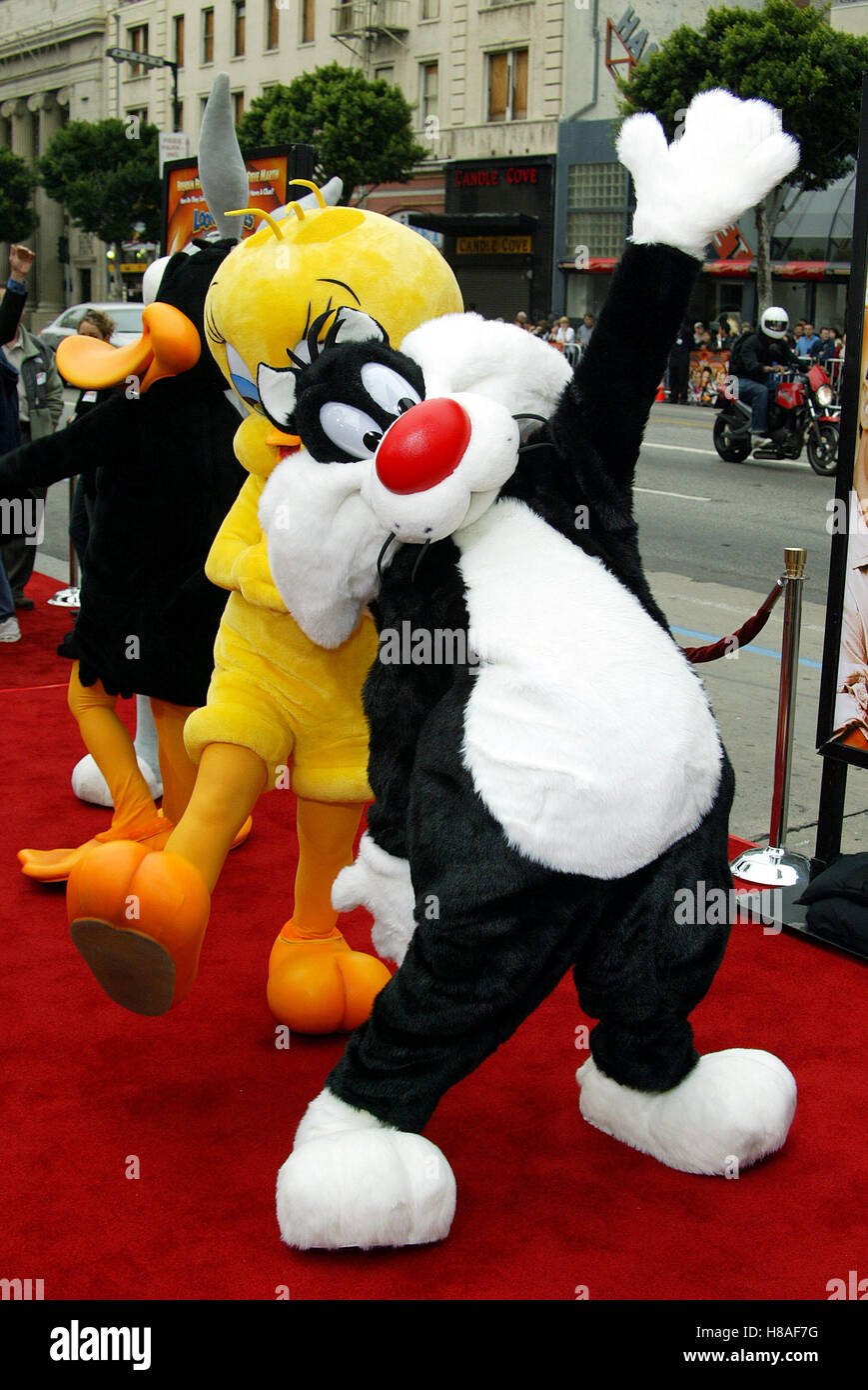 SYLVESTER LE CHAT de Looney Tunes : Back IN ACTION THÉÂTRE CHINOIS LA HOLLYWOOD USA 09 novembre 2003 Banque D'Images