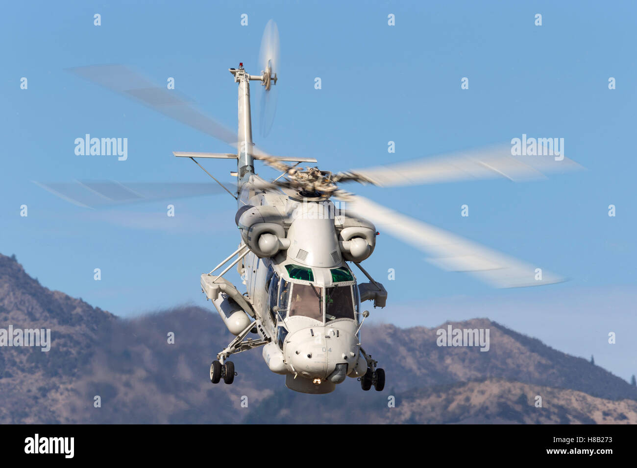 Royal New Zealand Navy Kaman SH-2G Super Seasprite hélicoptère anti-sous-marine. Banque D'Images