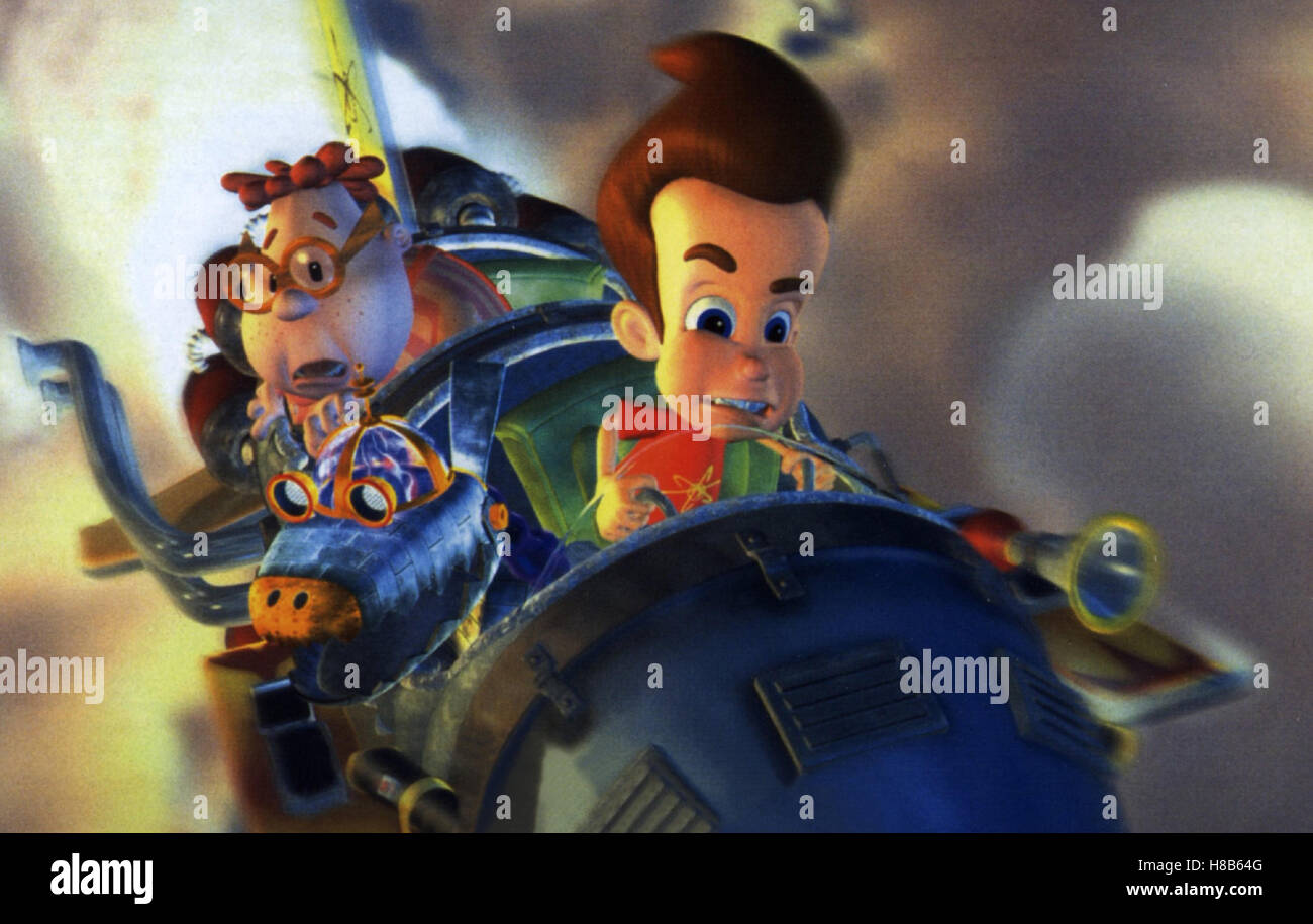 Jimmy Neutron - Der Erfinder mutige, (JIMMY NEUTRON : BOY GENIUS) USA 2001, Regie : John A. Davis Banque D'Images