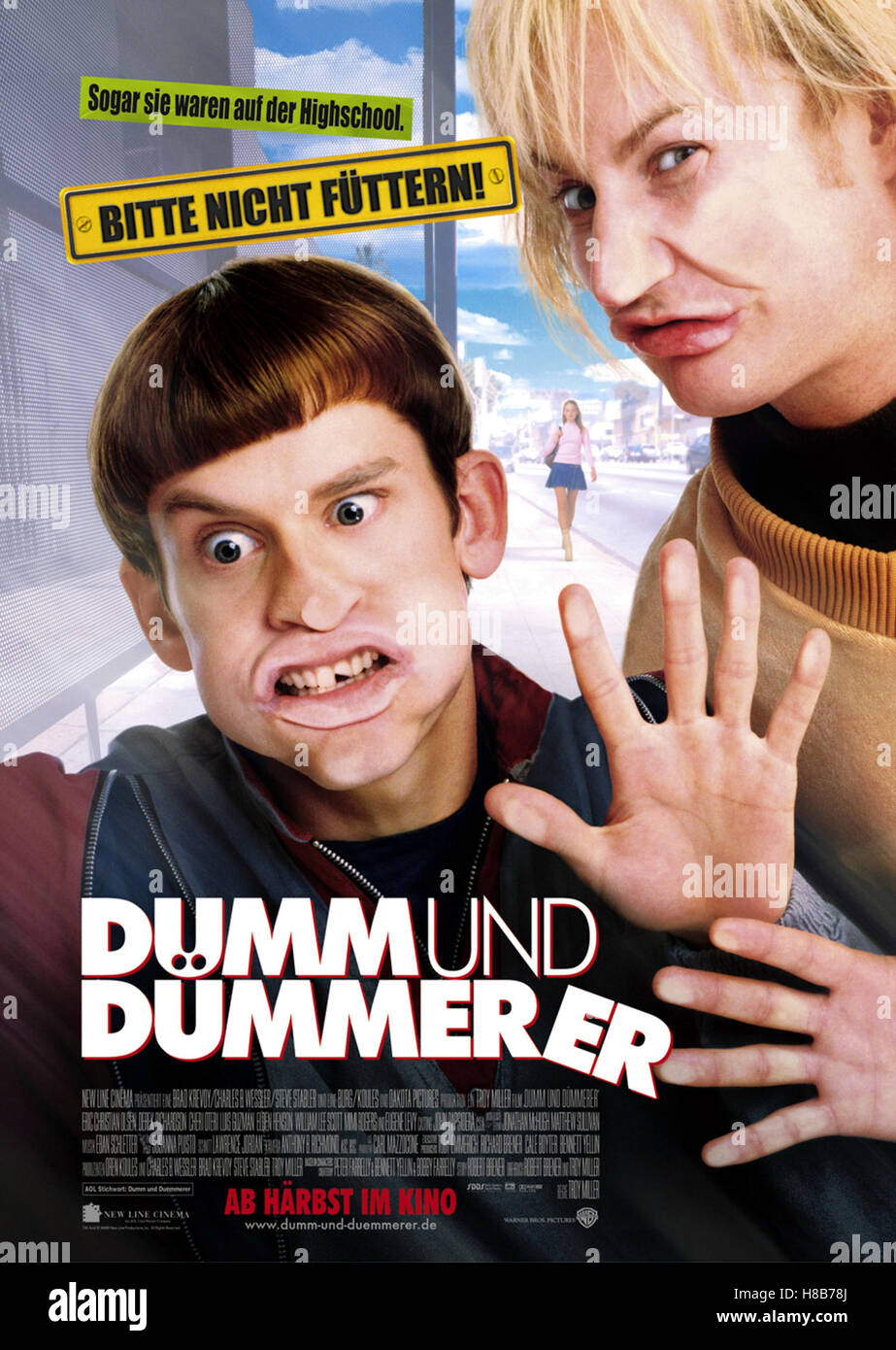 Idiot, Dümmerer und (DUMB AND DUMBERER : Quand Harry rencontre LLOYD) USA 2003, Regie : Troy Miller, ERIC CHRISTIAN OLSEN, Derek Richardson, clé : Plakat Banque D'Images