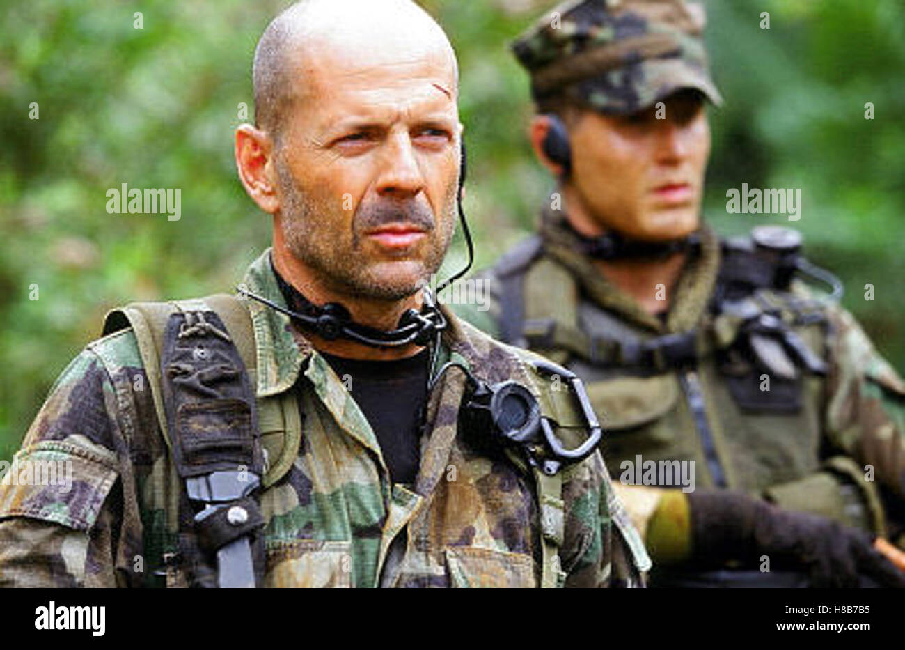 Tränen der Sonne, (Les Larmes du Soleil) USA 2003, Regie : Antoine Fuqua, Bruce Willis, clé : Soldat, Camouflage, uniforme Banque D'Images