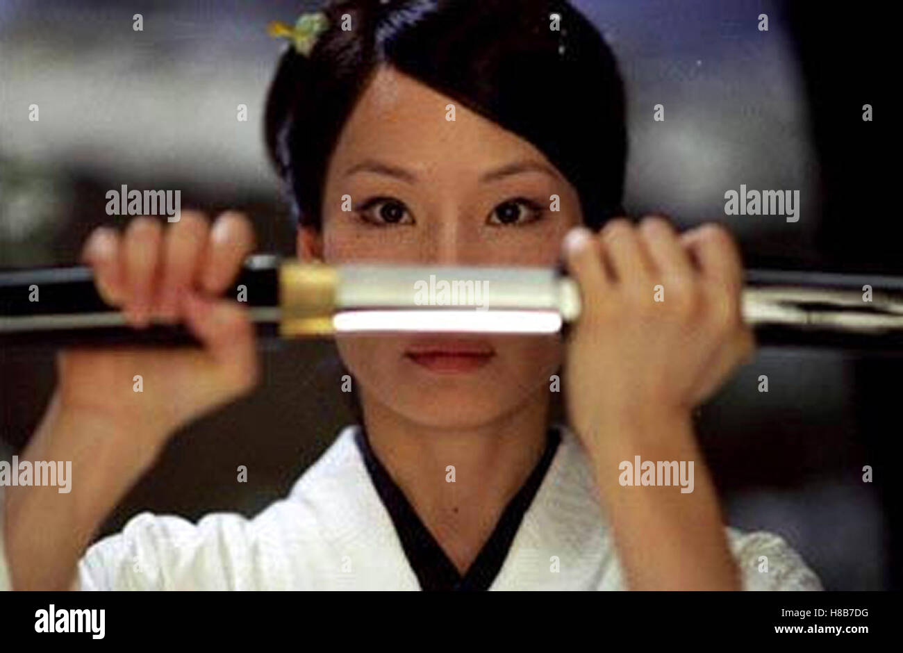 (Kill Bill, Kill Bill : VOL.1) USA-JAP 2003, Regie : Quentin Tarantino, Lucy Liu, clé : Schwert, Säbel Banque D'Images